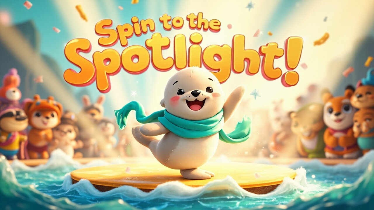 Seal Spins to the Spotlight 🌊✨ | Kids’ Song About Confidence & Courage
