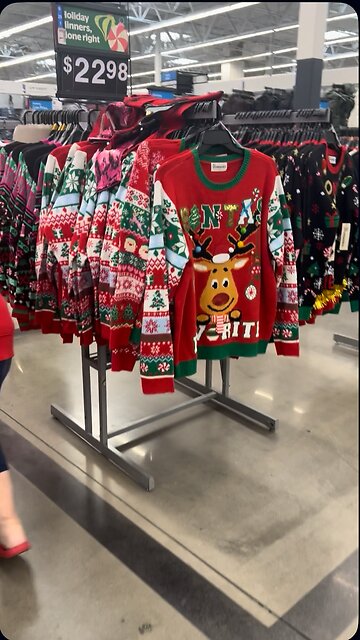Walmart Ugly Christmas Sweaters — ’Tis the Season to Be Tacky!”