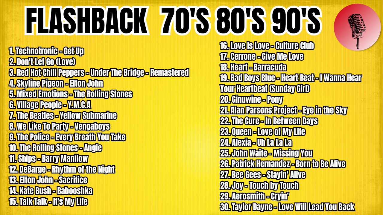 Oldies songs - the best of music - from the 60s, 70s, 80s and 90s2