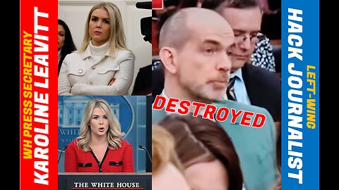 Press Secretary Karoline Leavitt DESTROYS Left-Wing HACK Reporter Over ICE Shootings