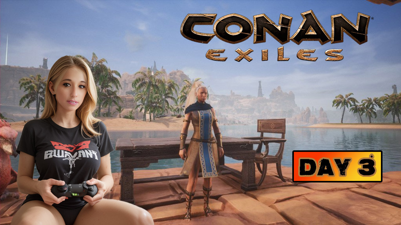 CONAN EXILES - DAY 3 - DROPS ENABLED! MARCH 2025 PATCH UPDATE! A GATHERING OF HEROES!