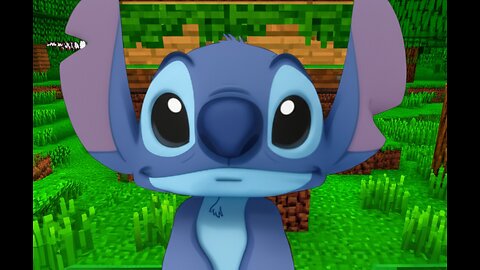"Watch me create Stitch in Minecraft!"
