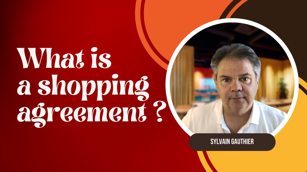 What is a shopping agreement ?