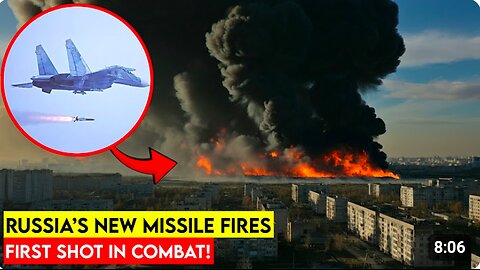 Shocking debut! Russia has just fired its new Mach 4+ missile in its first combat over Ukraine