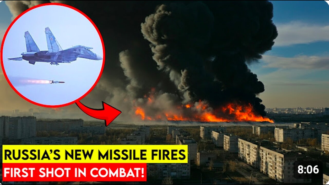 Shocking debut! Russia has just fired its new Mach 4+ missile in its first combat over Ukraine