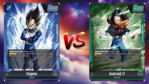 Dragonball Fusion World Online Vegeta VS Android 17!!