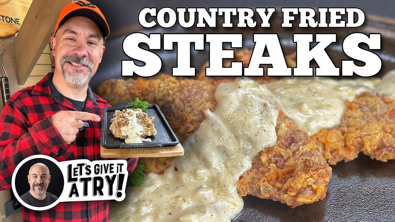 Country Fried Steaks on the Blackstone Griddle