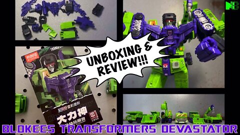Unboxing & Review Blokees Transformers Devastator