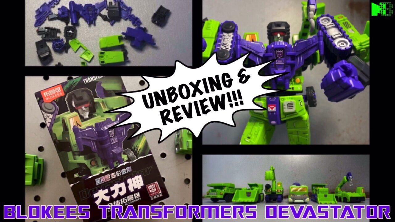 Unboxing & Review Blokees Transformers Devastator