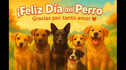 DÍA MUNDIAL DEL PERRO Why We Celebrate Dog Day – The Heartwarming Reason Behind It 🐶💛