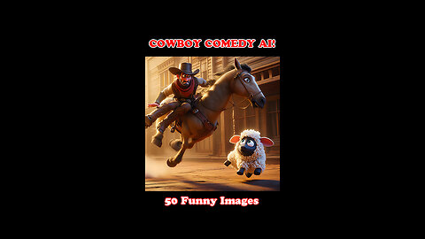 50 Funny Pixar-Style Western AI Images You MUST See!
