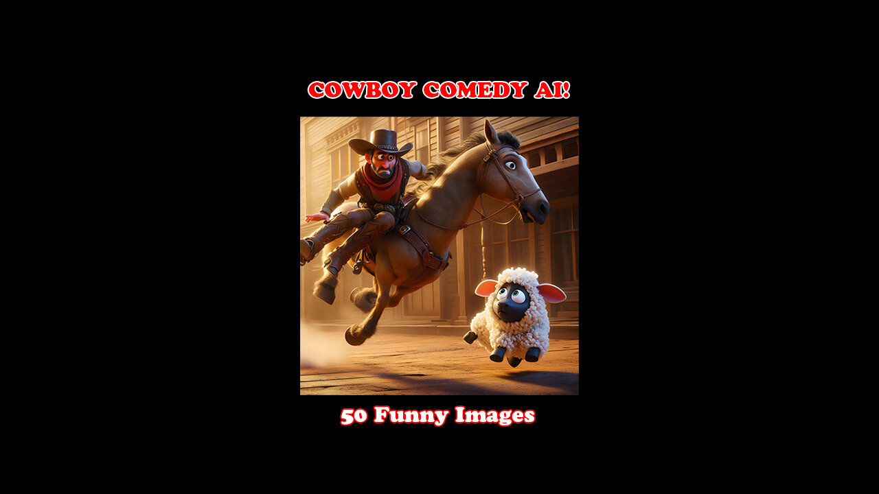 50 Funny Pixar-Style Western AI Images You MUST See!