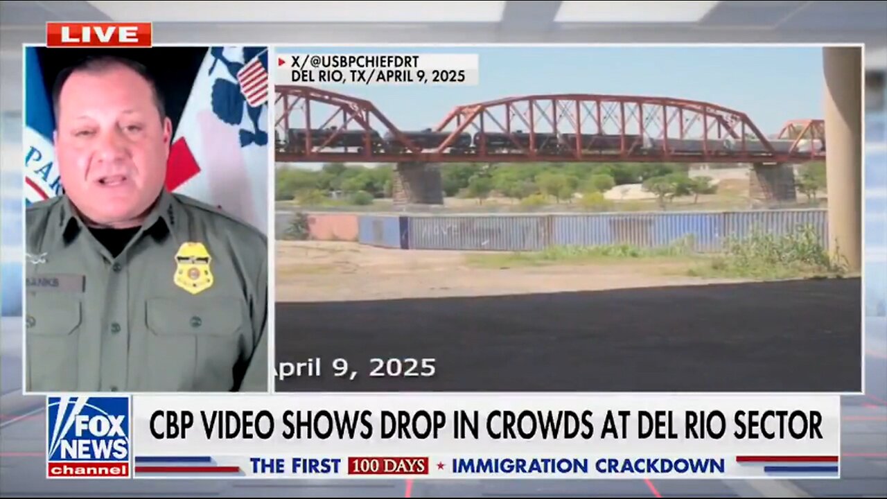 BREAKING 🚨 The U.S. Border Patrol Chief, Mike Banks said Moral is through the roof
