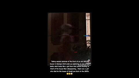 Ghost of girl captured in front of the House