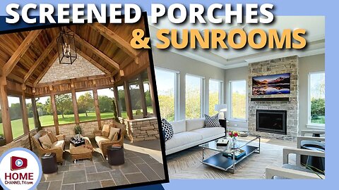 BEAUTIFUL Screened Porches & Sunroom Design Ideas You May Like!