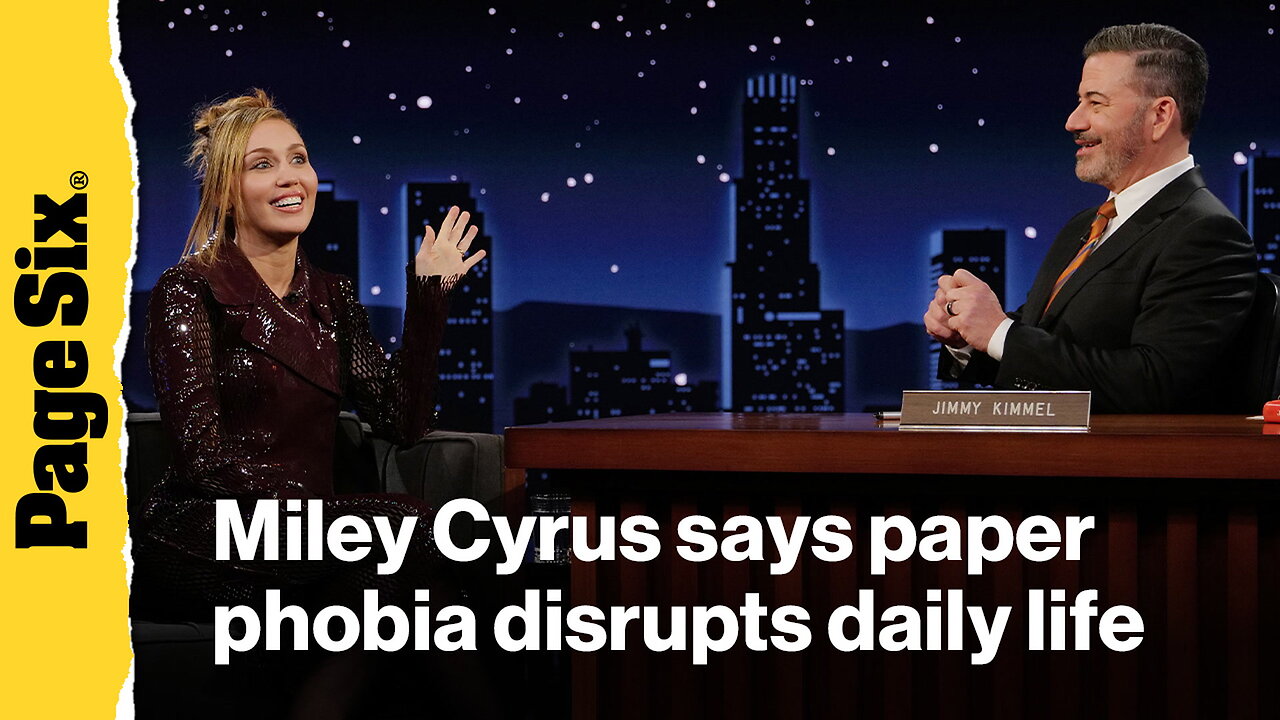 Miley Cyrus opens up about her paper phobia that disrupts her daily life and makes her want to vomit