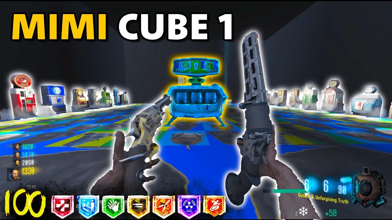 Beating The Mimi Cube 1 Challenge Map [BO3 Zombies]