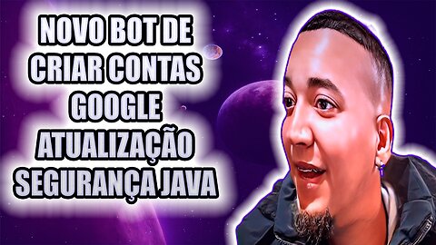 nova automação para criar contas google