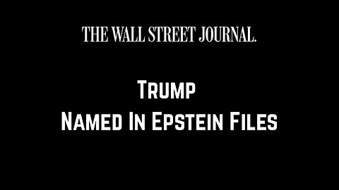 BREAKING: Trump Named In Epstein Files