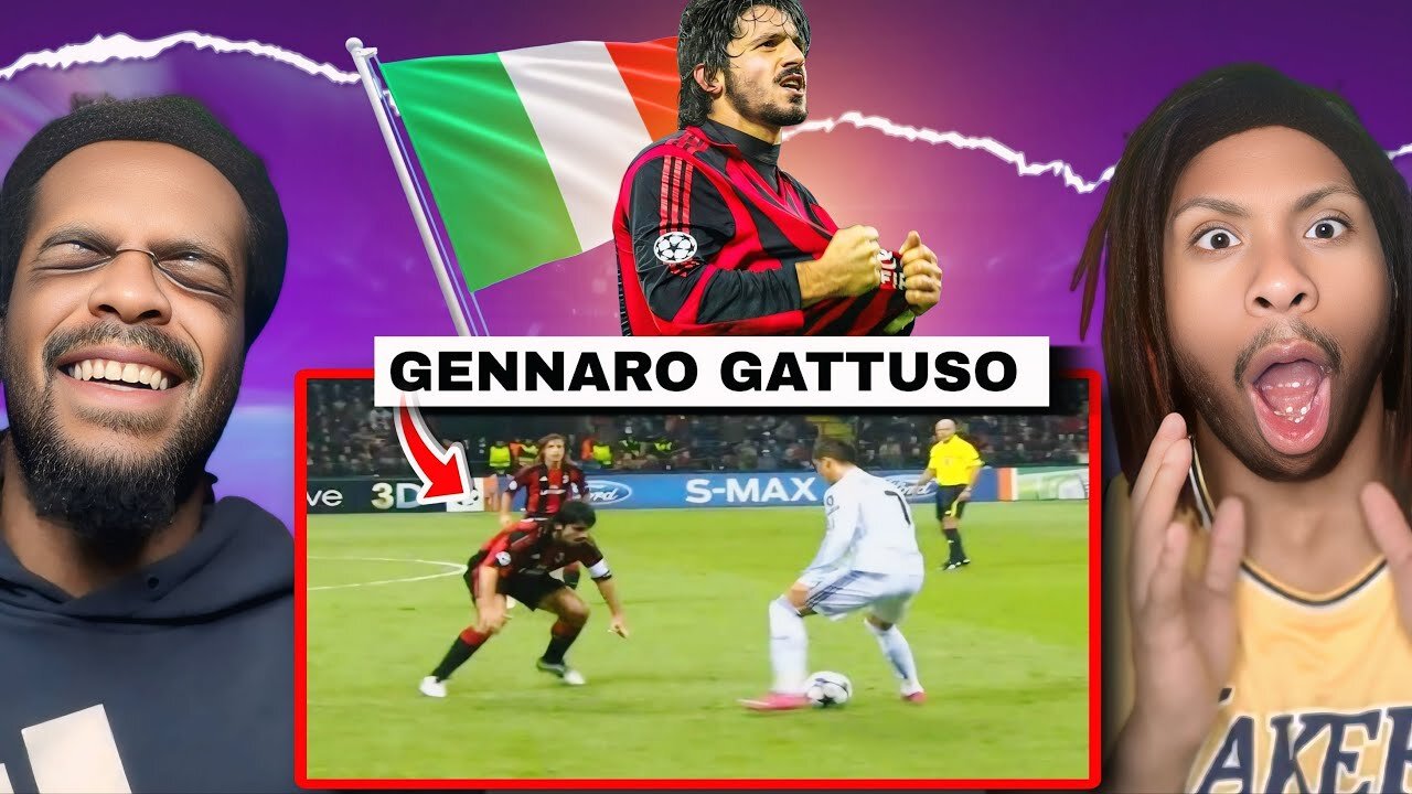 Americans React to Gennaro Gattuso Highlights!