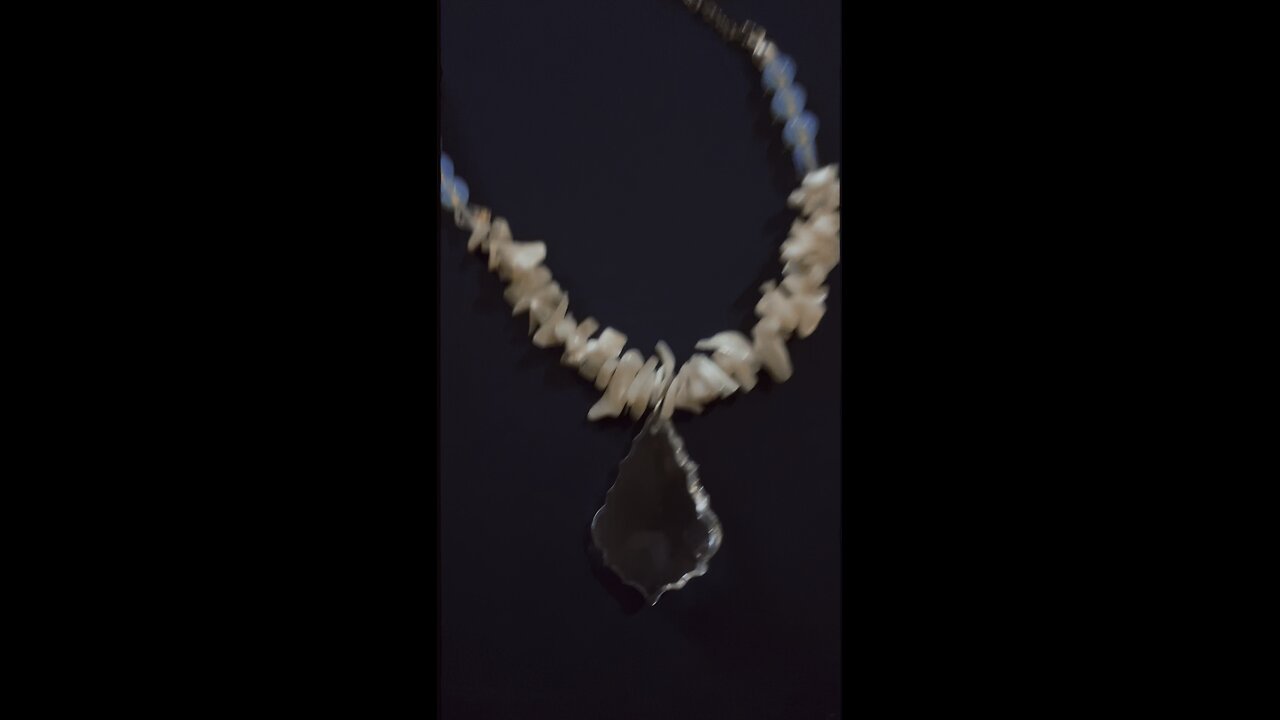Ethereal seashell necklace