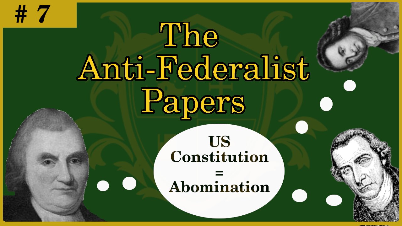 🟢 The coming government is an abomination; do not pass the US Constitution 🟢
