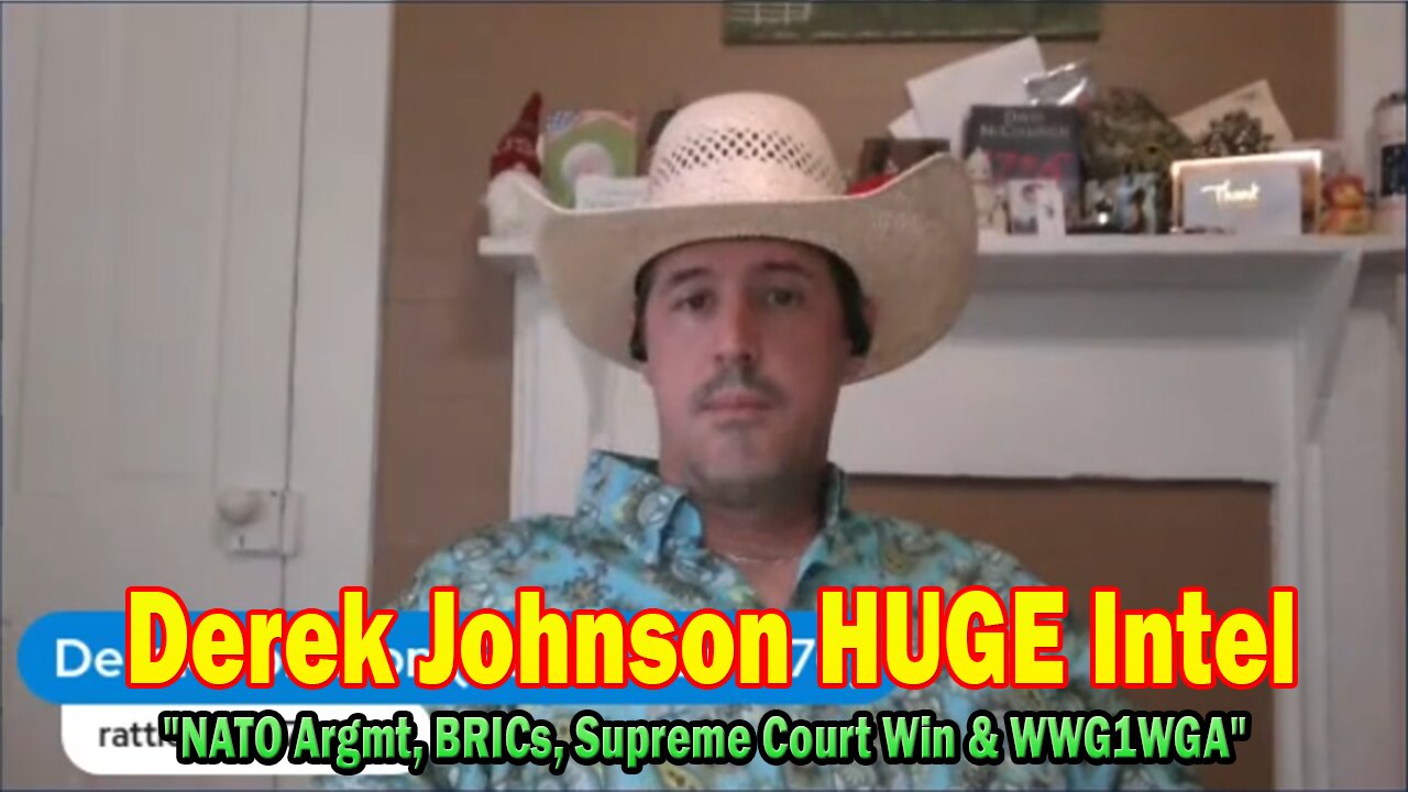 Derek Johnson & Brad Wozny HUGE Intel 07.10.25: "NATO Argmt, BRICs, Supreme Court Win & WWG1WGA"