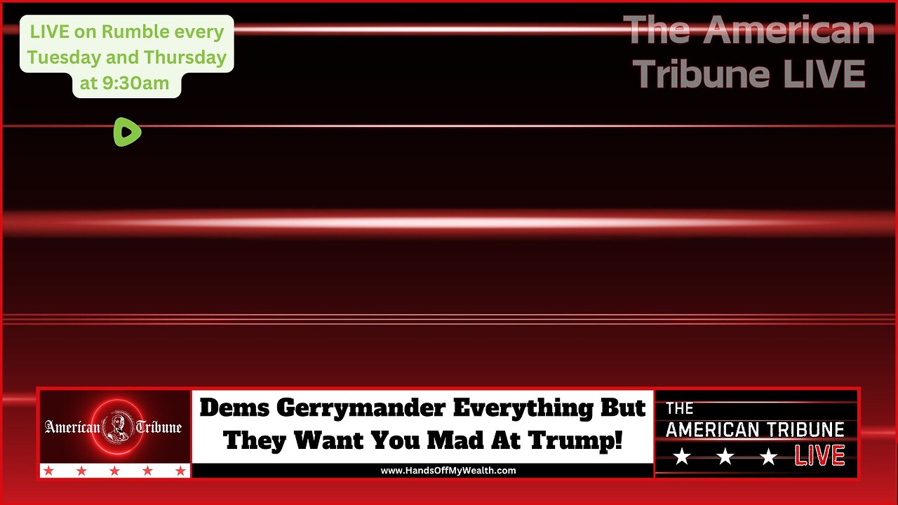 Dems Gerrymander Everything But They Want You Mad At Trump!