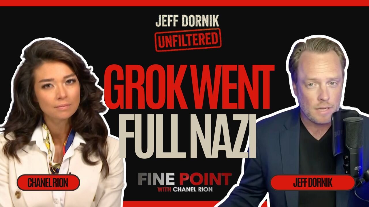 Elon Musk's Grok Went Full Nazi... What Does This Tell Us About AI? | Jeff Dornik Interview on OAN's Fine Point with Chanel Rion