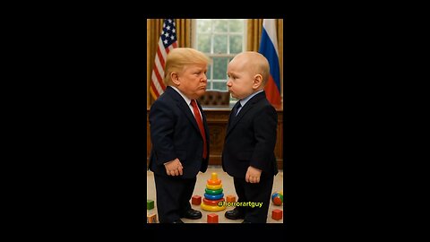 Baby Trump And Putin Fight