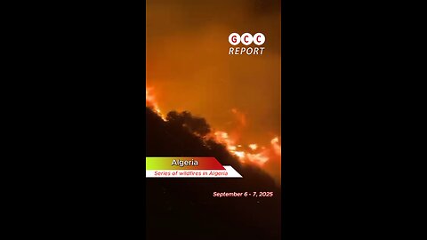 #Algeria #wildfire #Bejaia #Emergency #destruction #anomaly #weather #climatechange 🇩🇿