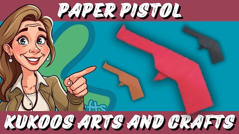 How to Make a Paper Gun | Cool Origami Weapon DIY