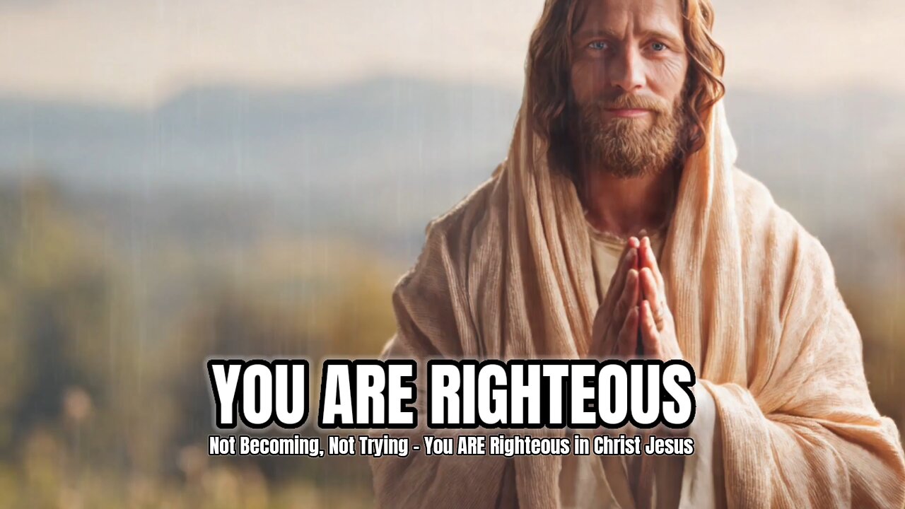 You Are Righteous | Unshakeable Identity Declaration | Prophetic Meditation #dailybibleinspiration