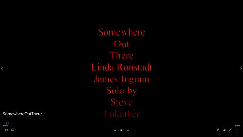Somewhere Out There - Linda Ronstadt - Solo by Steve Lukather