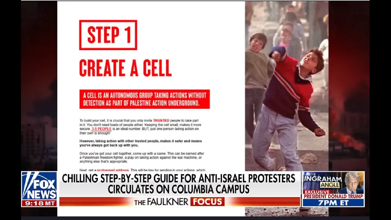 Shocking anti-Israel protest 'manual' shows extent of organization
