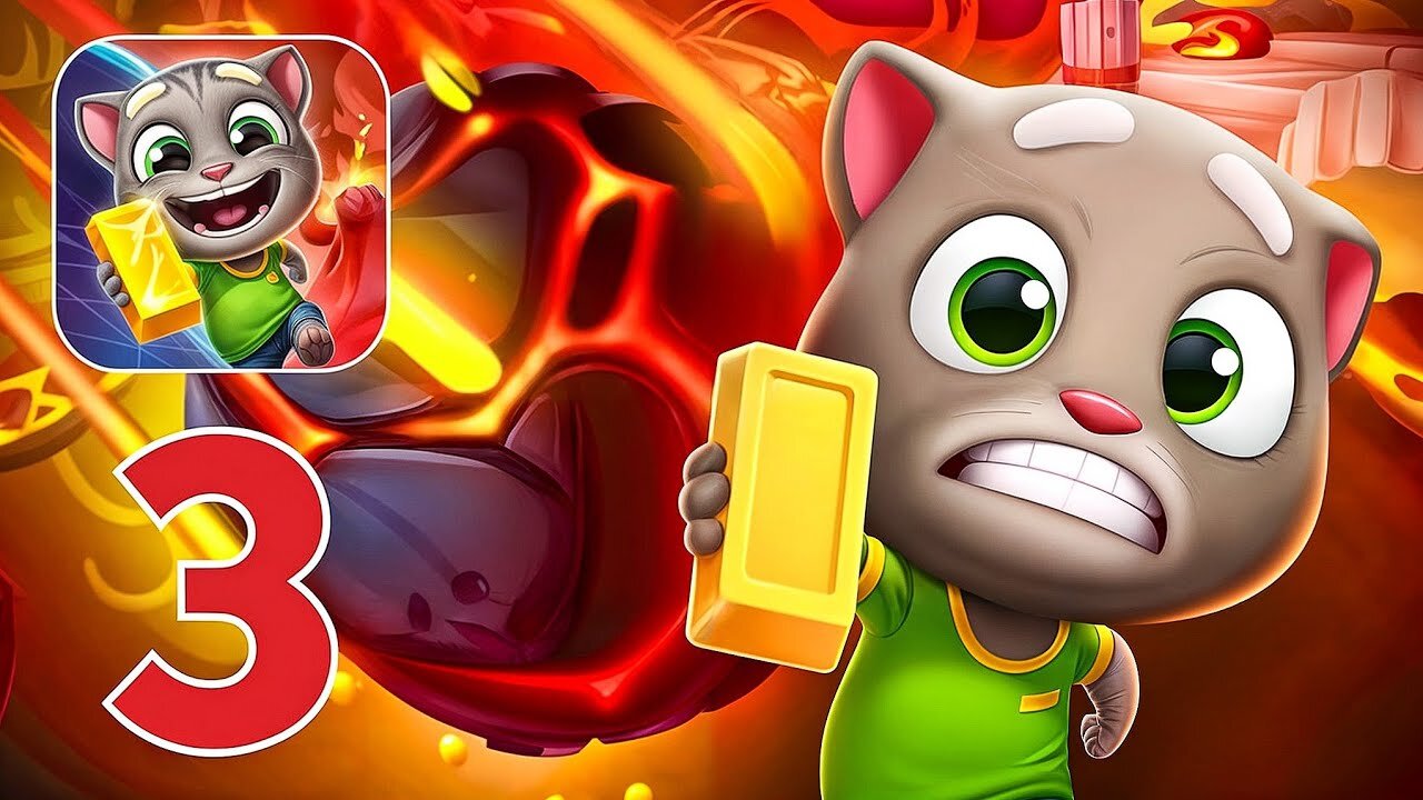 Talking Tom Time Rush - Gameplay Walkthrough | Part 3 (Android, iOS)