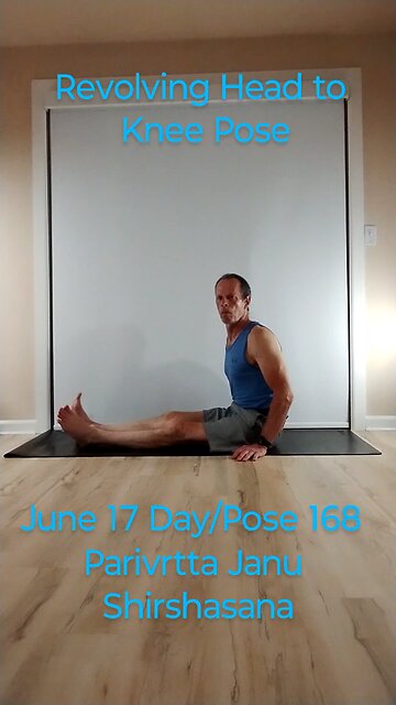 Parivrtta Janu Shirshasana / Revolving Head to Knee Pose