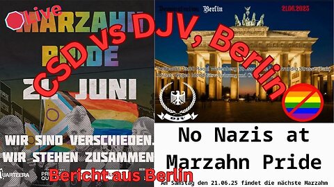 Live: Bericht vom CSD und von der DVJ Gegendemo #210625