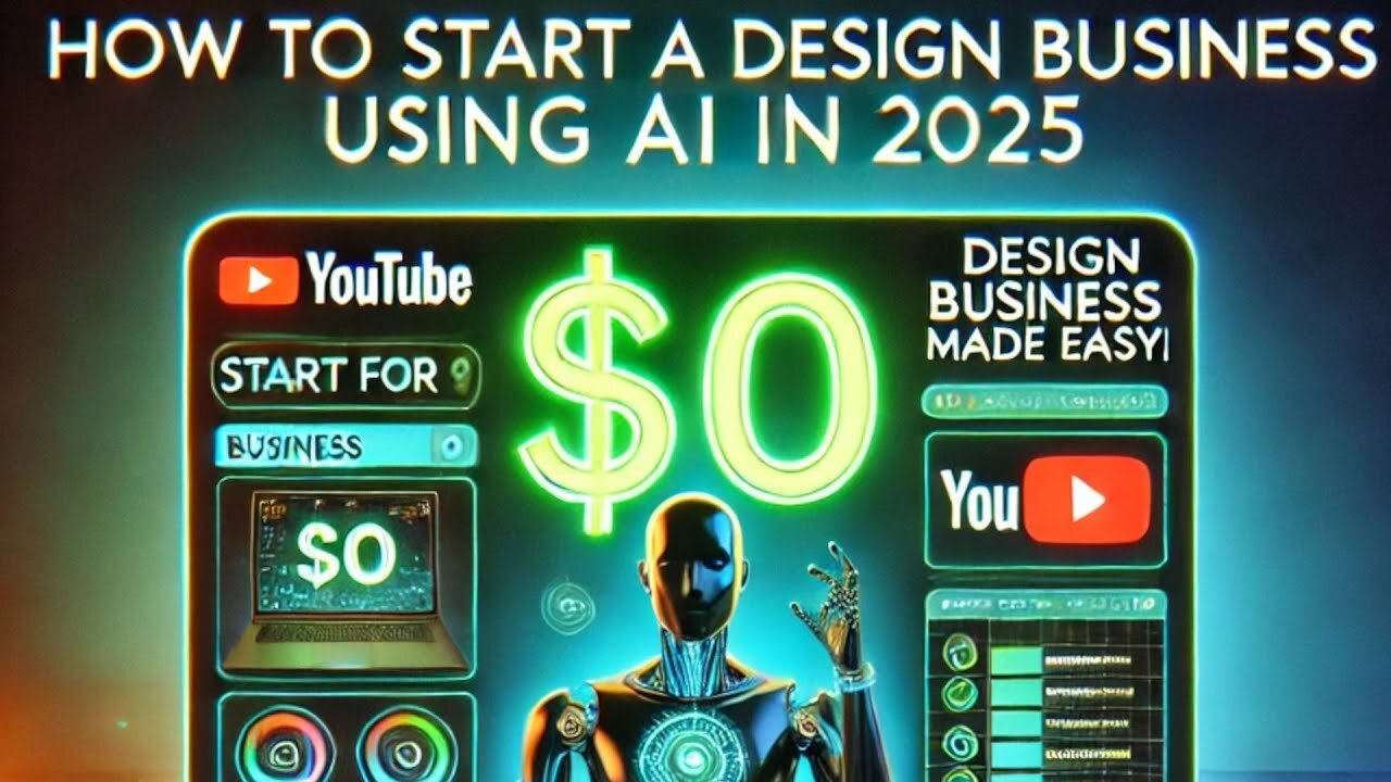 How to Start a Design Business with $0 Using AI in 2025