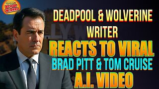 Pacific414 Pop Talk DEADPOOL & WOLVERINE writer REACTS to VIRAL BRAD PITT & TOM CRUISE A.I. Video