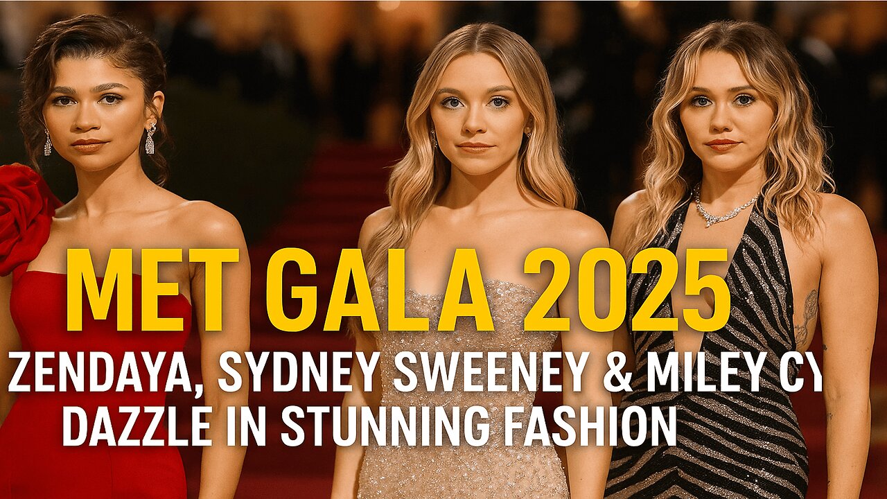 Met Gala 2025 Zendaya, Sydney Sweeney & Miley Cyrus Dazzle in Stunning Fashion | NEWSDRIFT