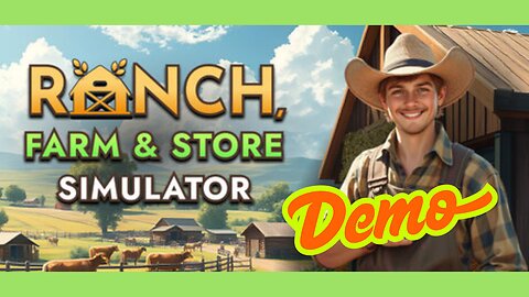I Built a Ranch, Farm & Store from Scratch! | Ranch Farm and Store Simulator Demo Gameplay