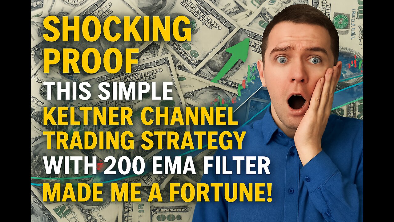 Shocking Proof: This Simple Keltner Channel Trading Strategy With 200 EMA Filter Made Me a Fortune!