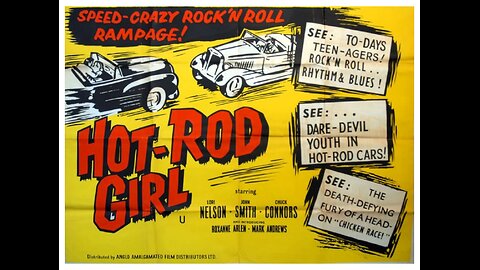 1956 Hot Rod Girl Lori Nelson, Chuck Connors
