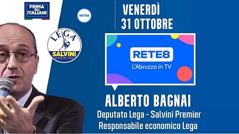 🔴 Interventi dell On. Alberto Bagnai nella trasmissione "I Fatti e Le Opinioni" del 31.10.2025