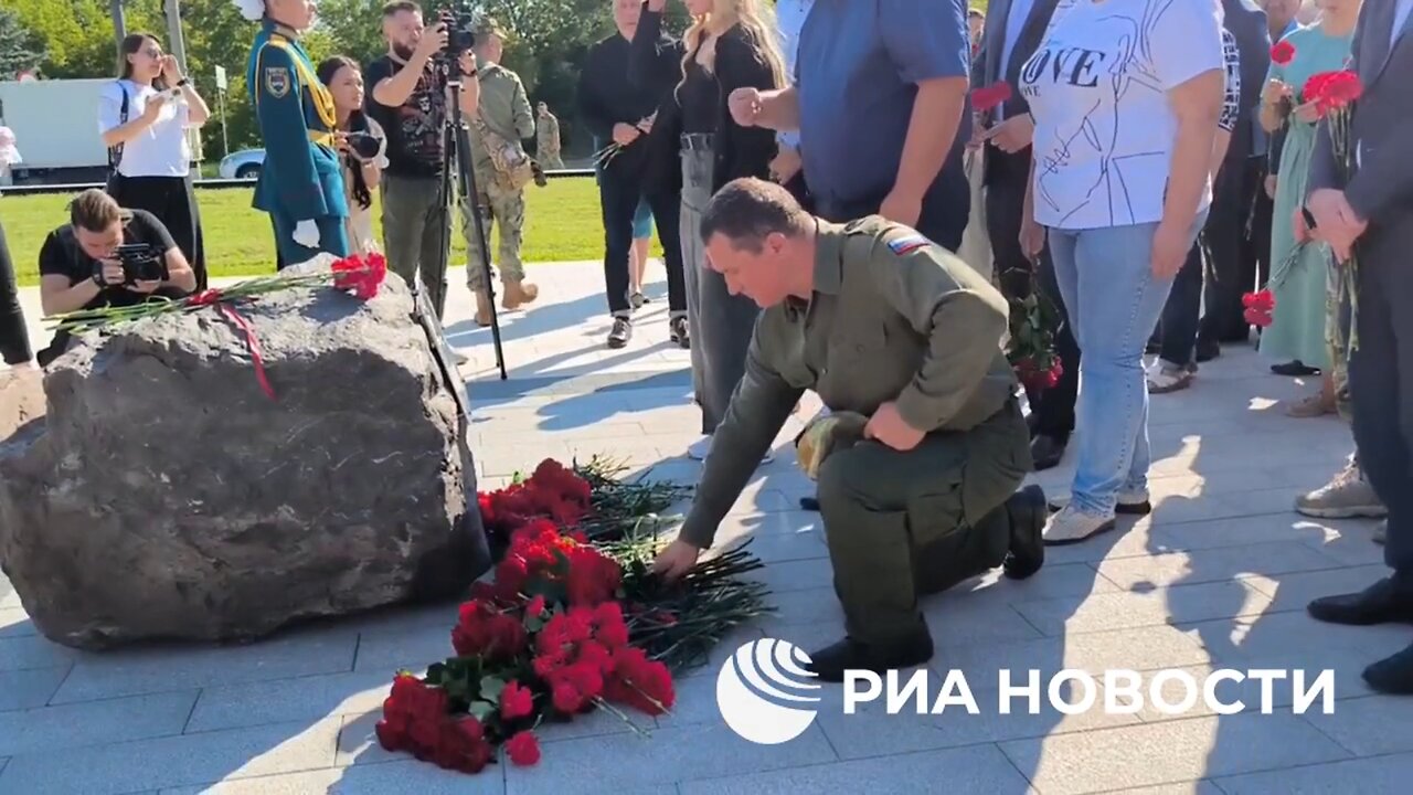 Inauguran un paseo en memoria de los civiles caídos en Kursk