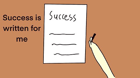 Success is written for me