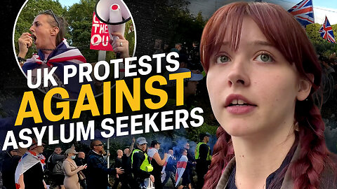 'Send them back': Police swarm UK protests against hotels for asylum seekers