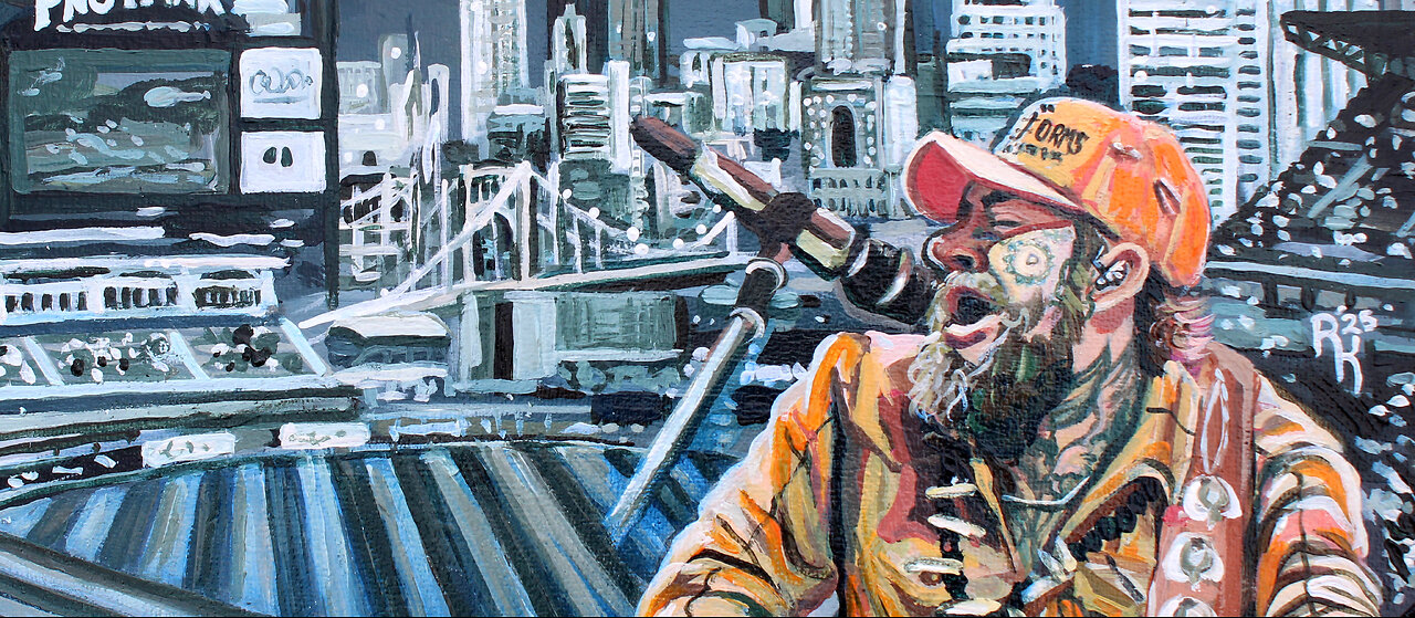 Post Malone Paint Process