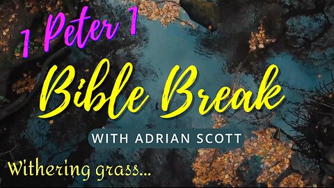 1 Peter 1 - Bible Break With Adrian Scott - Truth And Testimony The Broadcast